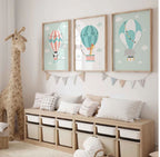Kids Hot Ballon Wall Art