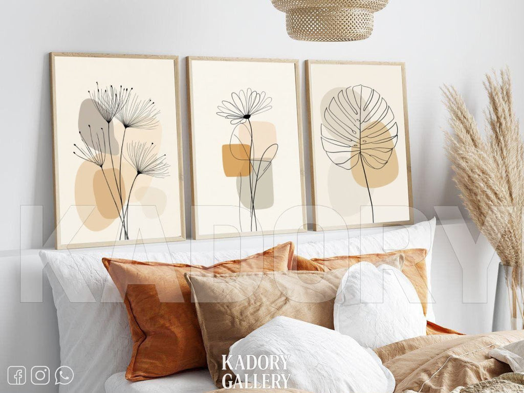 Abstract plant Wall Art