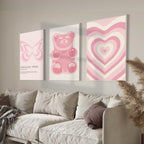 A pink butterfly Wall Art
