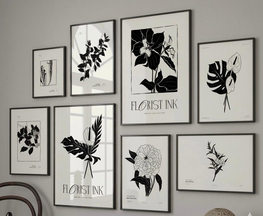 Florist Ink Wall Art